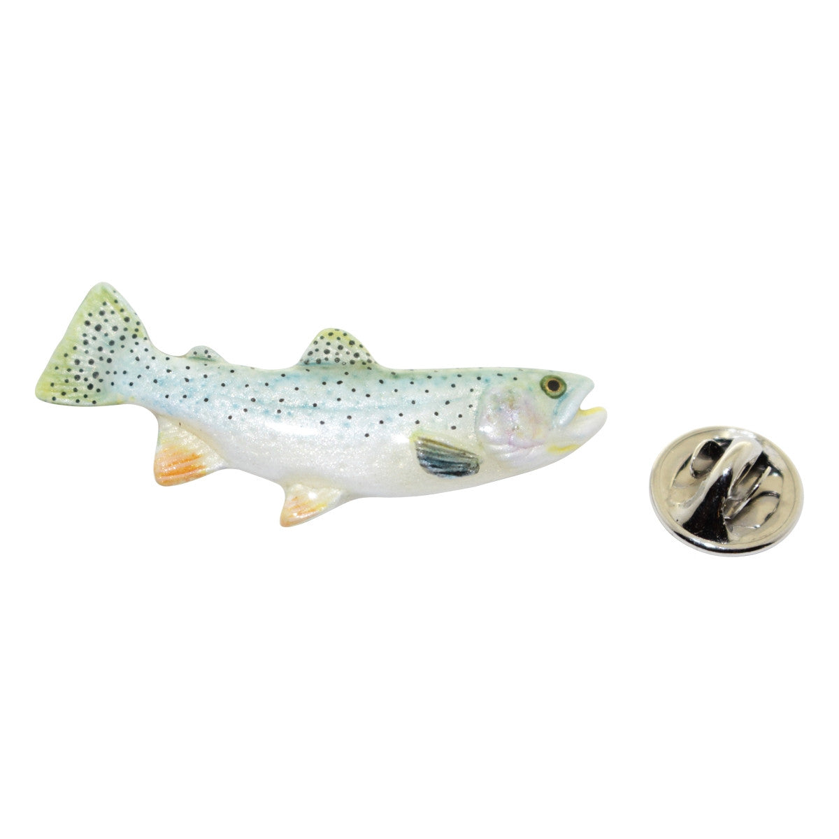 Cutthroat Trout Pin ~ Hand Painted ~ Lapel Pin ~ Hand Painted Lapel Pin ~ Sarah's Treats & Treasures
